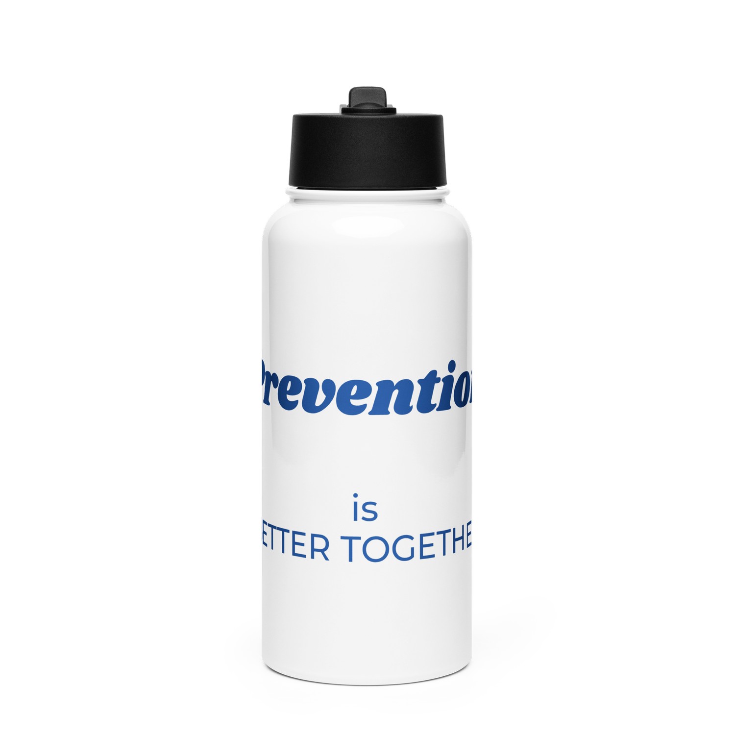 Stainless Steel Water Bottle with a Straw Lid